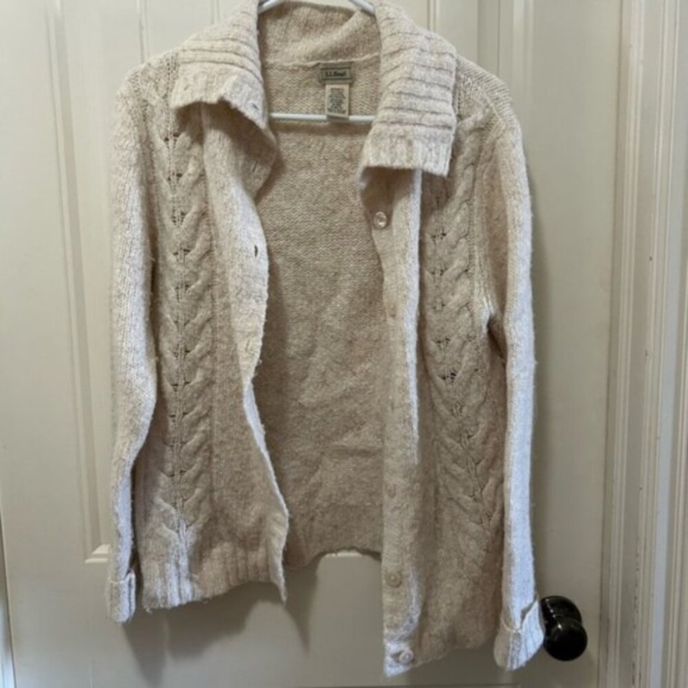 L.L. Bean Women's Cream Sweater